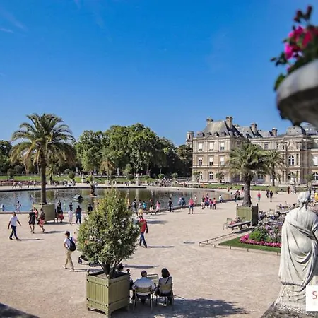 Jardin Du Luxembourg Pres Du Pantheon Et De Notre-dame * Paris